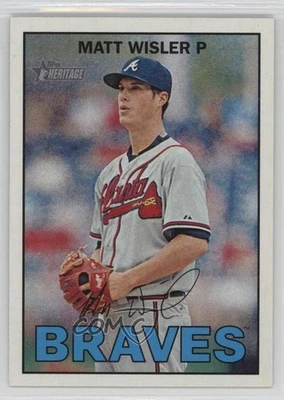 2016 Topps Heritage Gum Damage Back Matt Wisler #98 - Image 1 of 2