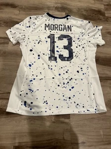 Nike Alex Morgan USWNT US Soccer USA 2023/24 White Home Jersey Women’s XL - Picture 1 of 7
