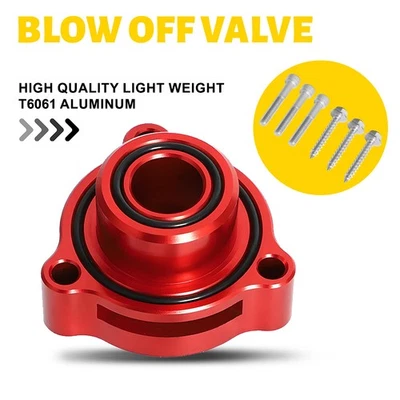 Blow Off Valve BOV Adapter Spacer Red Aluminum For 2019-2023 Cadillac CT4 2.7L - Image 1 of 4