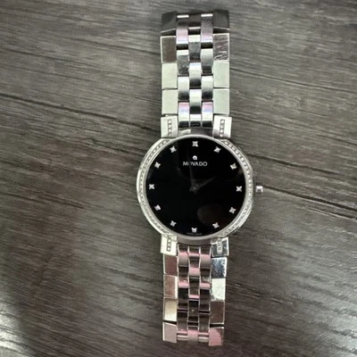 Movado Faceto男士奢华石英表-瑞士机芯不锈钢39毫米 — 第 1/3 张图片