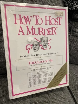 How To Host a Murder “The Class of 54” Murder Mystery Game sealed Vincent Price - Image 1 of 4
