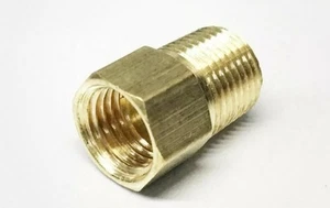 Adaptador de freno | Hembra 7/16-24 Destello invertido X Macho 3/8-24 Destello invertido - Imagen 1 de 2