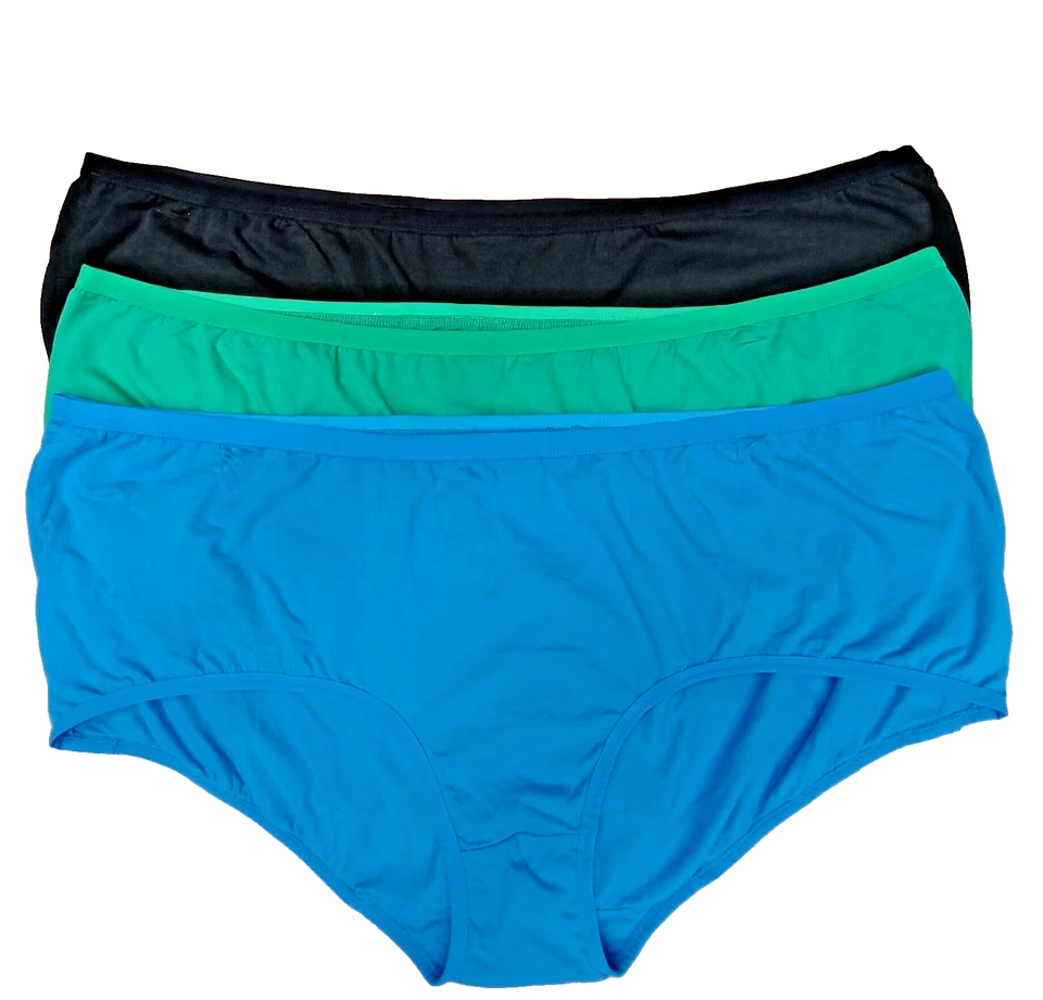 3pk Comfort Choice + Talla 15 Colores Surtidos Calzoncillos Bragas ROPA INTERIOR NUEVO SIN ETIQUETAS Foto 1 de 1