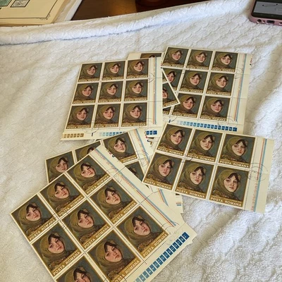 ROMANIA-(-1975-)-SC.2533-PAINTING by Ion ANDREESCU-132 Stamps ON BLOCKS-CTO-#431 - Image 1 of 4