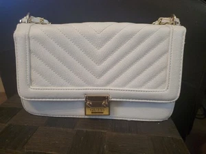 GUESS Tali quilted convertible shoulder crossbody bag - White - Picture 1 of 9