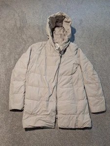 Lululemon Jacket Womens 8 Beige Puffy Blanket Athletica Down Puffer Coat Parka - Picture 1 of 10