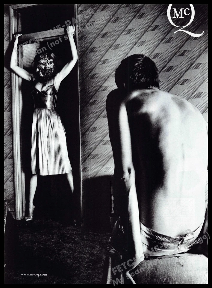 McQ Alexander McQueen 2010s Magazine Print Ad 2012 Woman Mask Domination - Image 1 of 1