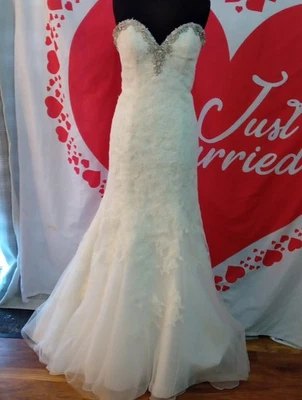 Wedding dress size 10 ivory lace Mori Lee, see measurement chart, X - Image 1 of 4