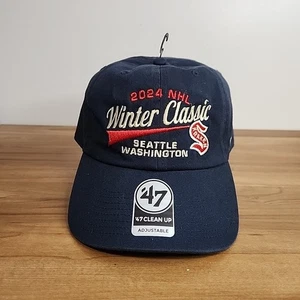 Seattle Washington Kraken Hockey NHL 2024 Winter Classic Hat 47 Brand Cap - Picture 1 of 6