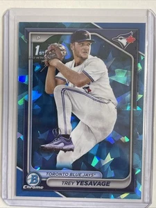 Trey Yesavage 2024 Bowman Draft Sapphire #BDC-92. Toronto Blue Jays. - Picture 1 of 7