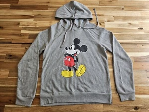MICKEY MOUSE Disney Hoodie Pull On Sweater Gray LARGE youth Cute & Comfy - Picture 1 of 13