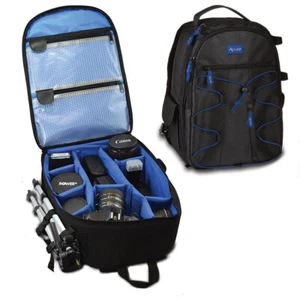 Extra Large Digital Camera Shoulder Backpack SLR DSLR Bag for Nikon Sony Canon - Picture 1 of 8