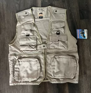HUMVEE Vest Hunting Fishing Camping Safari Outdoor Khaki 14 Pockets Sz XL NEW - Picture 1 of 8