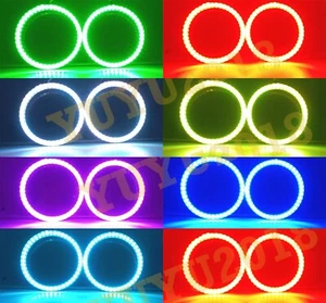 Bluetooth RGB LED halo ring for Volvo S40 V50 04-07 projector headlight lamp DRL - Picture 1 of 18