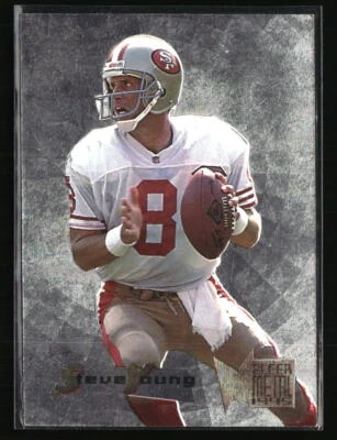 Steve Young 1995 Fleer Metal #50 FOOTBALL Card - Image 1 of 2