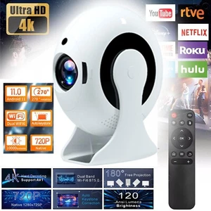 XIAOHUI CD200 Home Theater Projector 1080p HDMI 4K Mini Projector WiFi Bluetooth - Picture 1 of 7