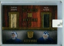 2015-16 Leaf In The Game Stickwork Stick Rack 2 SR2-17 Joseph/Potvin 1/9