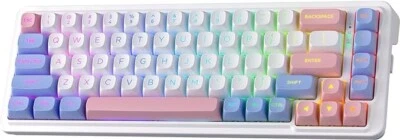 65% Wireless Gasket RGB Gaming Keyboard, 68 Keys Hot-Swap Compact  - Image 1 of 4