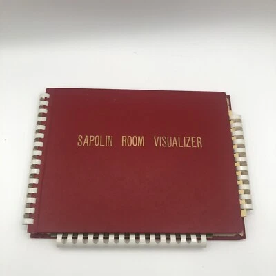 Sapolin Paint MCM Room Visualizer Promo Marketing Book Decor Sample Mel-Lux RARE - Image 1 of 4