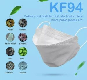 White KF94 10 Pack - Picture 1 of 7