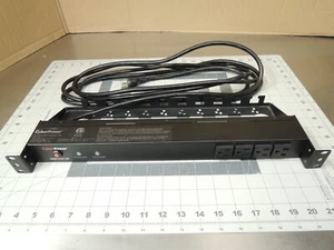 CyberPower 15A 120V Rackbar Surge Protection RKBS15S4F10R - 14 Outlets - Picture 1 of 17