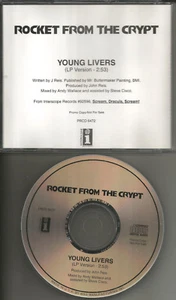 ROCKET FROM THE CRYPT Young Livers RARE 1995 PROMO Radio DJ CD single MINT USA - Picture 1 of 1