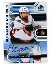 Mark Kastelic 2022-23 SP Game Used Authentic Rookies Auto #161 Ottawa Senators