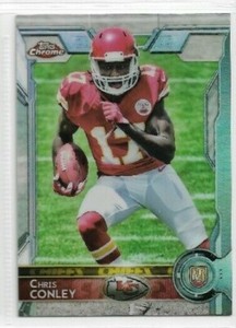 2015 Topps Chrome Chris Conley Refractor RC Card # 159