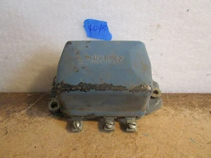 Delco Remy 1118838 E Voltage Regulator 1949-64 GMC MACK IHC WHITE - Picture 1 of 12