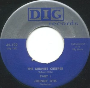 Johnny Otis Orchestra - "The Midnite Creeper - Teile 1 & 2" 1956 Original 45rpm DIG - Bild 1 von 2