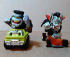 Lot Of 2 Creata Monster 500 - Flattop Frank And  Drac Attack 1:64 Mini Toy Car