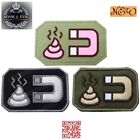 A&E Magnet Patch PVC Rubber Embroidered SWAT Military Tactical Morale Badge