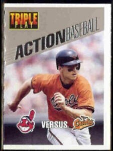 CAL RIPKEN 1993 Leaf Triple Play Action #17 of 30.  ORIOLES - unscratched