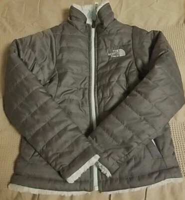 Chaqueta reversible Mossbud Swirl de The North Face para niñas talla XS  Foto 1 de 4
