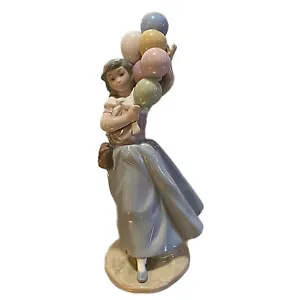 Vintage Lladro Daisa "Balloon Seller" Girl Porcelain Figurine #5141 - Picture 1 of 10