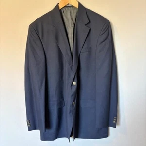 Oscar de la Renta Classic Navy Herren Blazer Gr. 44 L - Bild 1 von 8