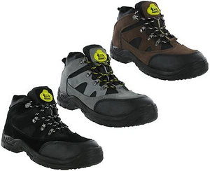 Mens Safety Work Steel Toe Cap Chukka Ankle Boot Graham Tradesafe 3 Colours - Picture 1 of 16
