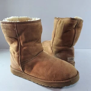 UGG Boots Men's Chestnut Classic Bailey Ankle boots Sheepskin Size UK 12 US 13 - Picture 1 of 24
