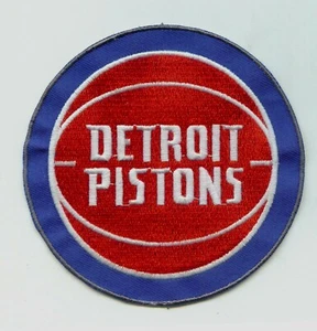 Detroit Pistons Retro 3.5" Iron On Embroidered Patch~ Free Tracking! - Picture 1 of 1