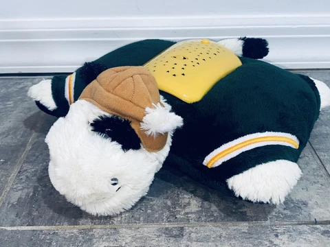 Green Bay Packers NFL Mascot Pro Football Plush Pillow Pets Pet Dream Lites Toy Cover