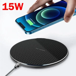 15W Wireless Fast Charger Charging Pad Dock For Samsung Z Fold5 Fold4 Flip5 5G - Picture 1 of 16