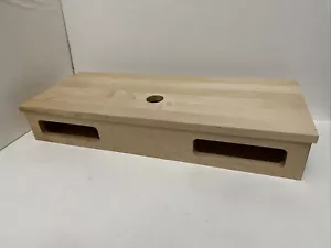 Signature Hardware 18" NADIYA WANDMONTAGE SCHIFFSPÜLE WASCHTISCH UNFERTIG AHORN - Bild 1 von 8