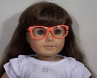 Orange Eye Glasses Doll Clothes Accessory For 18 American Girl (Debs*)