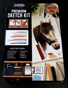 READ ArtSkills Premium Sketch Kit Art Supplies - Picture 1 of 8