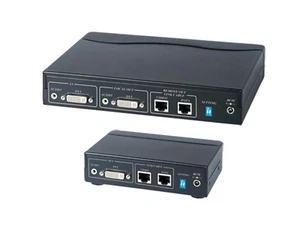DVI & Audio Extender up to 50m over CAT5 Cable with DVI & audio local loop out - Picture 1 of 5