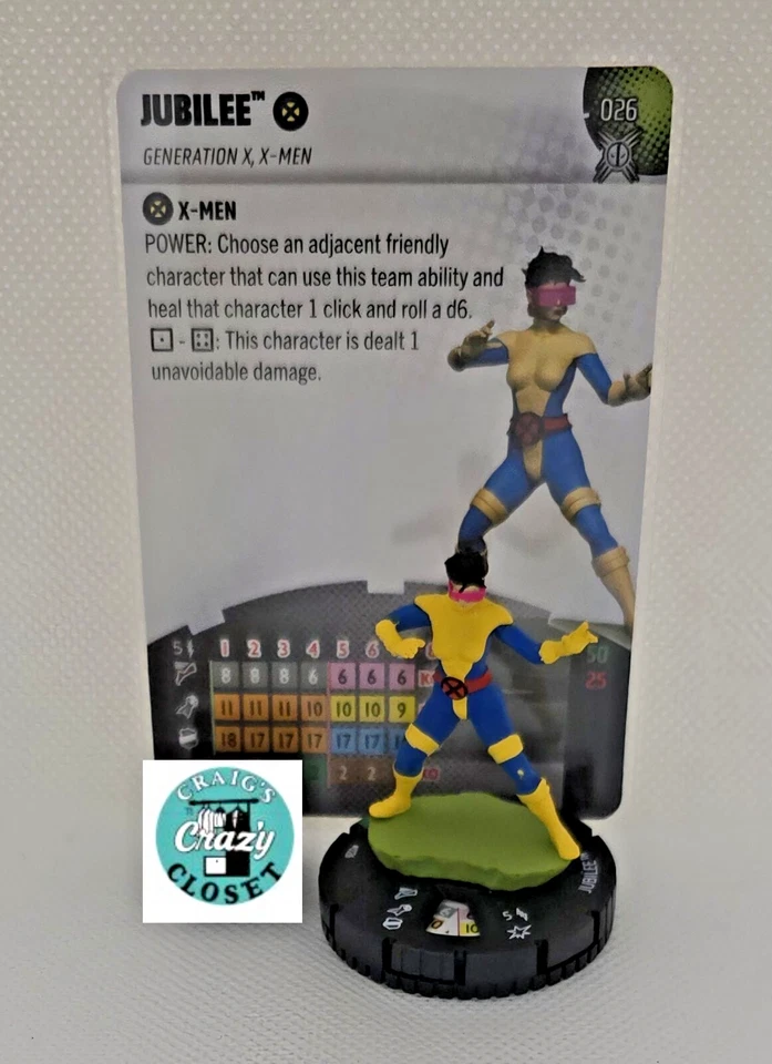 HeroClix Jubilee 026 Marvel Deadpool Weapon X Set New Uncommon - Image 1 of 1