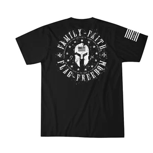 Howitzer Style Boy's T-Shirt Family Faith Military Grunt MFG - Picture 1 of 6