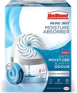 UniBond AERO 360º Moisture Absorber, 1 Device incl. 1 Refill Tab 450g, Ultra-Abs - Picture 1 of 3