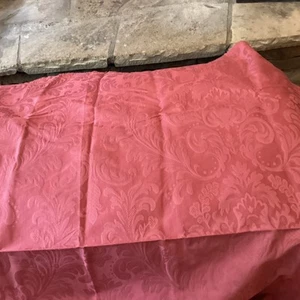 3 9/10 Yd x 56” Wide Jacquard Brocade Fabric "CORAL" Paisley Polyester - Picture 1 of 4