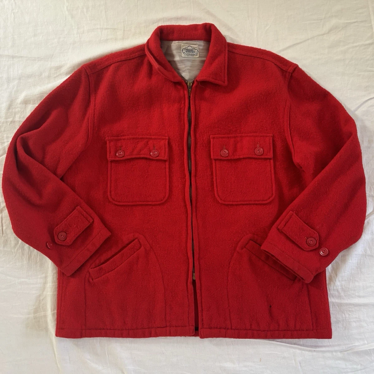 【スカジ】⑥70s〜80s USA製 MELTON CPO JKT L スカジ】⑥70s〜80s USA製 MELTON CPO JKT L 70S 80S Melton Cpo Zip